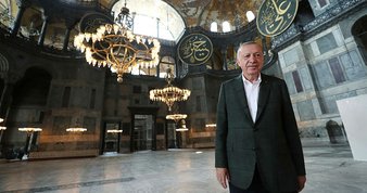 Ayasofya Camii’nin halıları Manisa’dan!