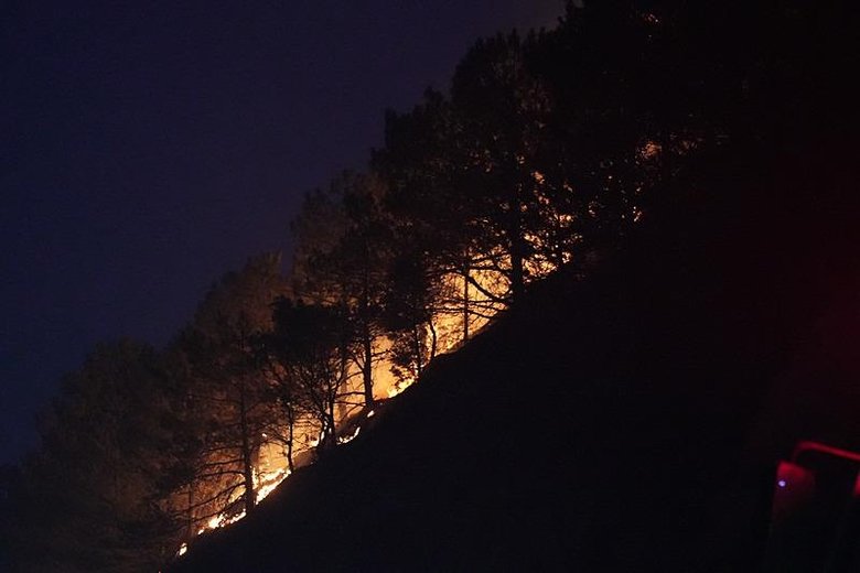 Denizli’de alevlere mücadele!