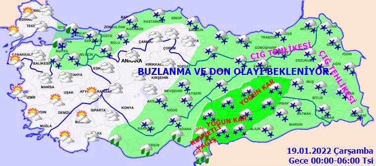 Meteoroloji’den o illere uyarı üstüne uyarı! İzmir ve Ege’de hava nasıl olacak? 18 Ocak 2022 il il hava durumu