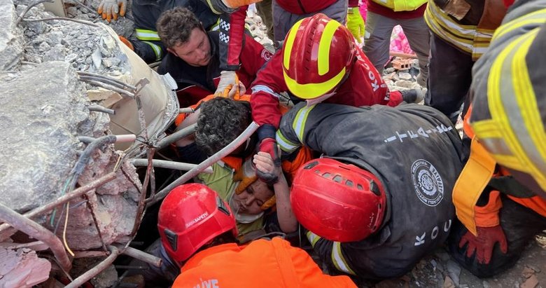Hatay’dan 182’nci saatte güzel haber