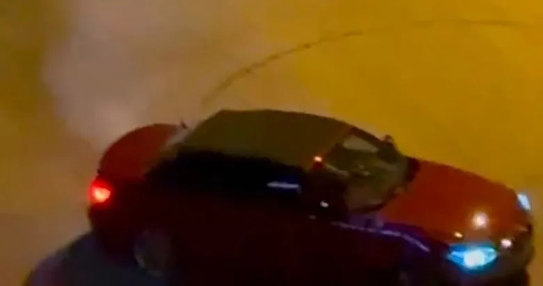 İzmir’de mahalleli bıktı usandı! Drift magandaları kamerada