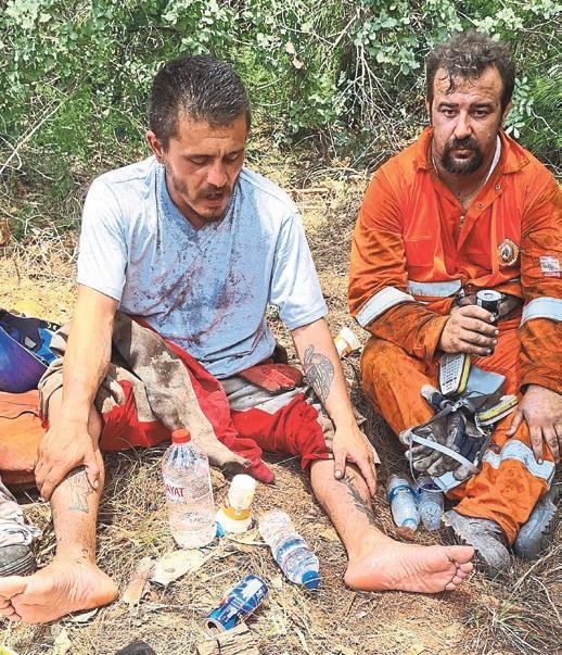 Sabotajcı yangını bu noktadan başlattı