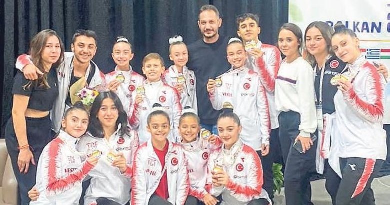 Milli cimnastikçiler 15 madalya kazandı