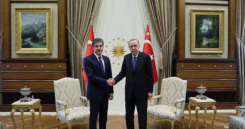 Başkan Erdoğan Neçirvan Barzani’yi kabul etti