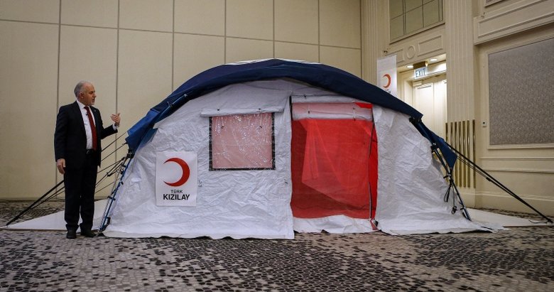 Türk Kızılay’ı yeni çadırını tanıttı
