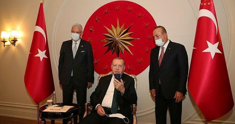 Başkan Erdoğan, Türkiye’nin BM Daimi Temsilcisi Sinirlioğlu ile görüştü