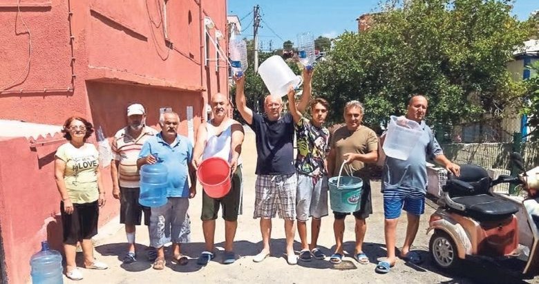 Foça ve Aliağa yaz sıcağında susuz kaldı