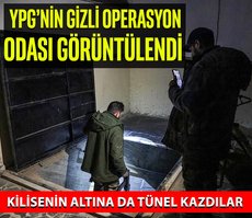 YPG’nin gizli operasyon odası görüntülendi