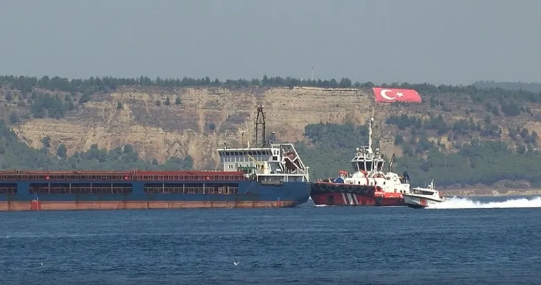Çanakkale Boğazı’nda gemi arızası