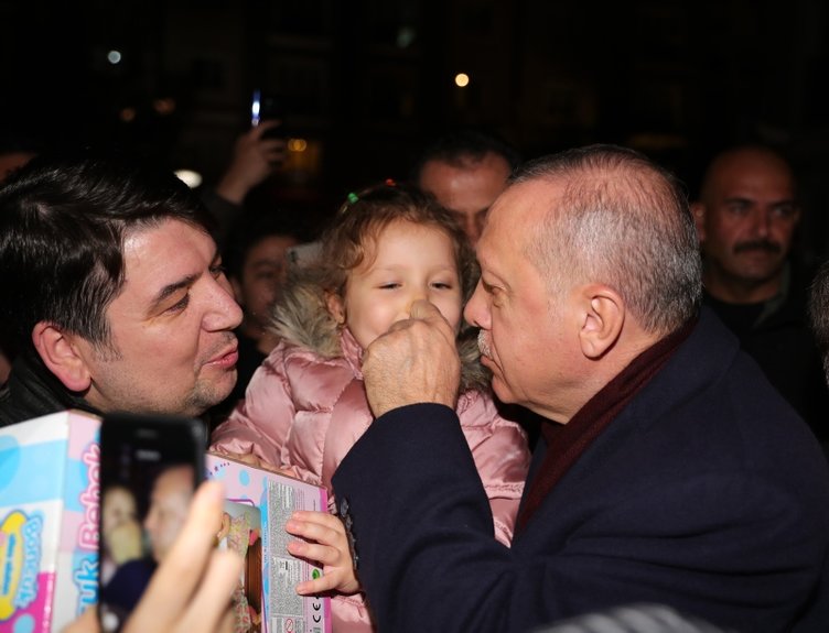 Başkan Erdoğan’ın çocuk sevgisi