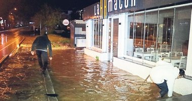Bodrum’u sel aldı