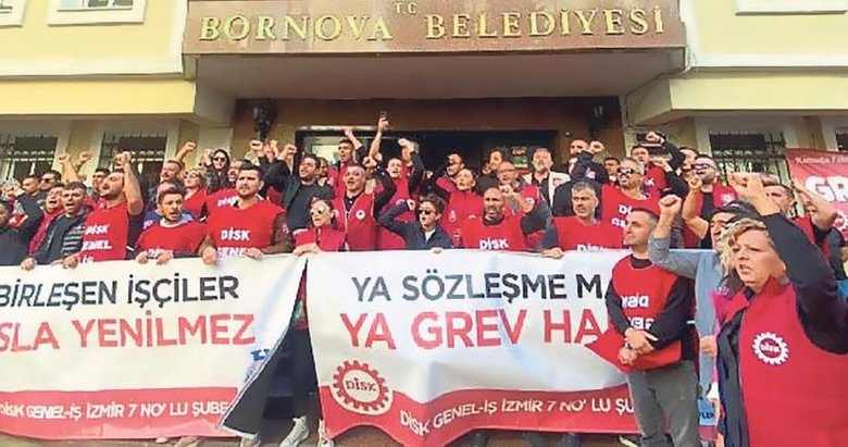 Bornova’da greve saatler kala anlaşma sağlandı