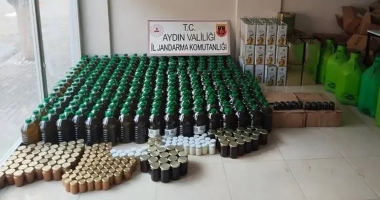 Aydın’da 2 bin 880 litre sahte zeytinyağı ele geçirildi