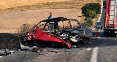 Afyonkarahisar’da feci kaza!