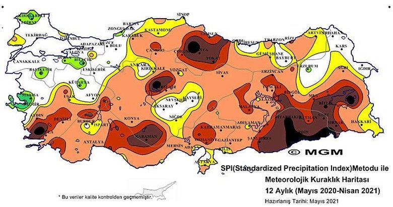 https www yeniasir com tr gundem 2021 05 12 uc bolgede olaganustu kuraklik