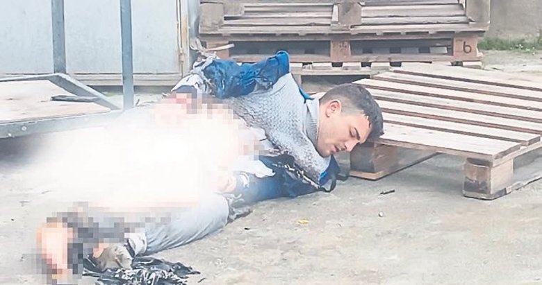 Sobaya tiner dökerken alev alev yandı