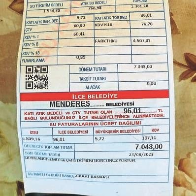 Ev kirası gibi su faturası!