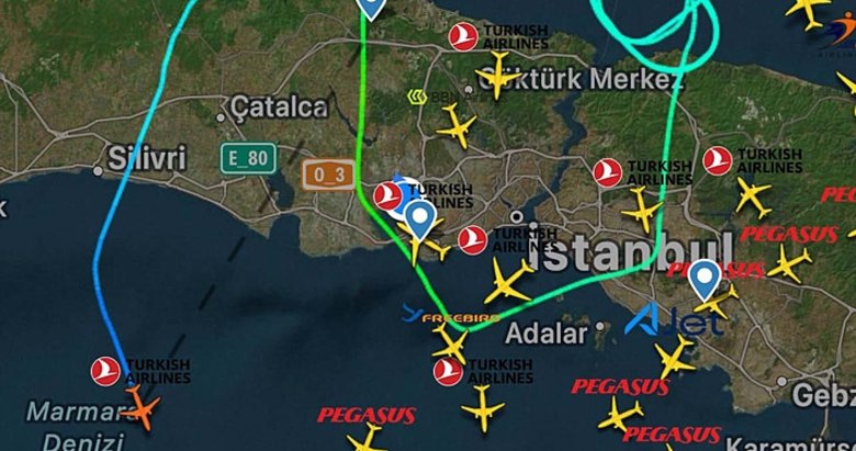 İstanbul’u pas geçtiler! 5 uçak İzmir’e yönlendirildi