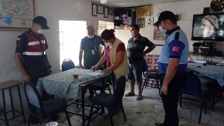 Germencik’te koronavirüs denetimi