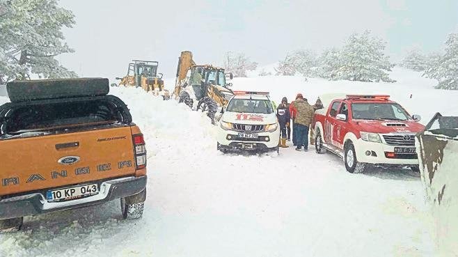 Ege’de kar buz vakti