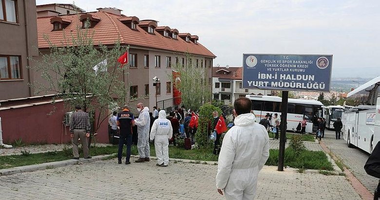 Suudi Arabistan’dan getirilen 168 kişi Denizli’de yurda yerleştirildi