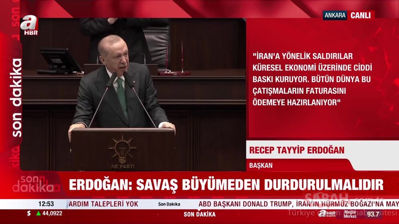 Başkan Erdoğan: Bu savaş büyümeden durdurulmalıdır