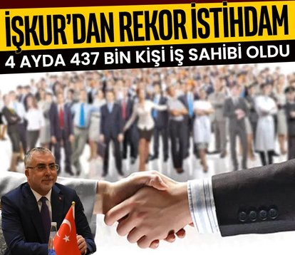 İŞKUR’dan rekor istihdam