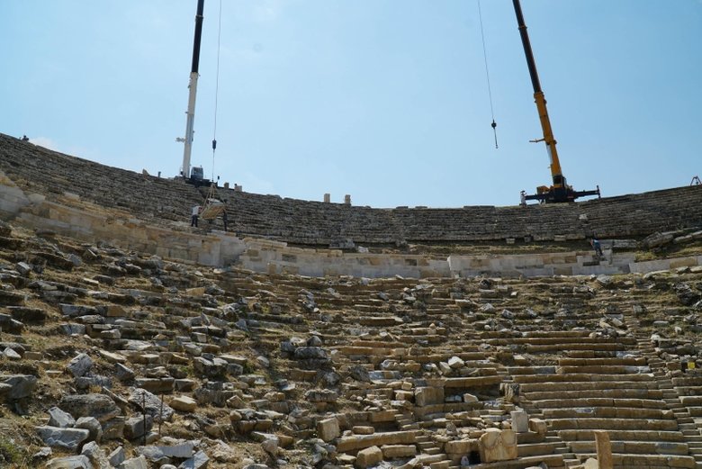 Antik tiyatro, 1600 yıl sonra seyirciyle buluşacak
