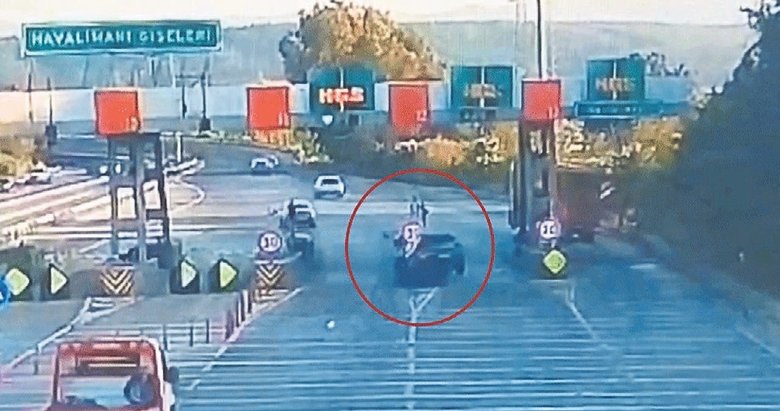 Kahreden kaza kameralara yansıdı