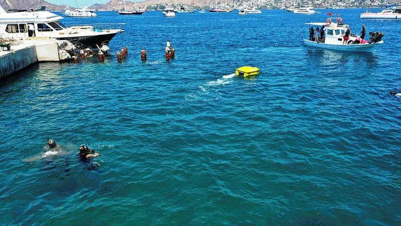Hepsi Bodrum’da denizin altından çıktı! Görenler inanamadı