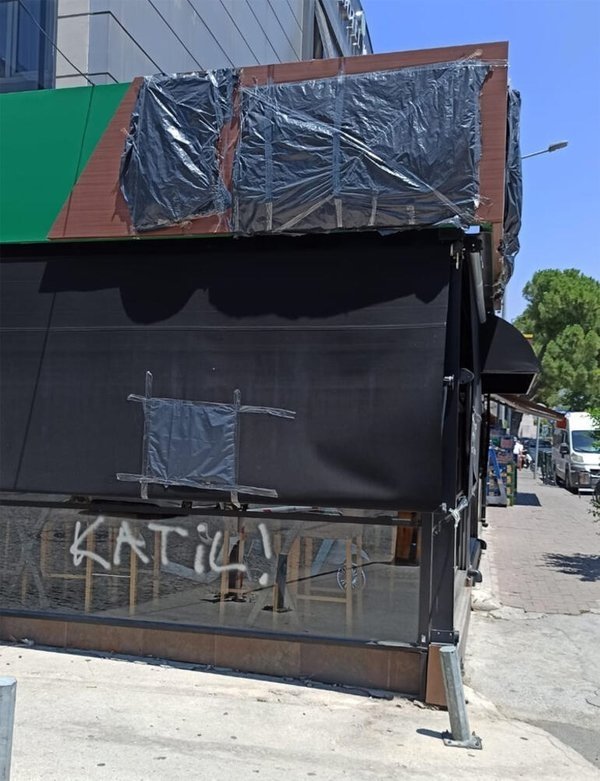 Muğla’da Pınar Gültekin’i öldüren Cemal Metin Avcı’nın işlettiği bar kapatıldı! Bar duvarlarına katil yazıldı!