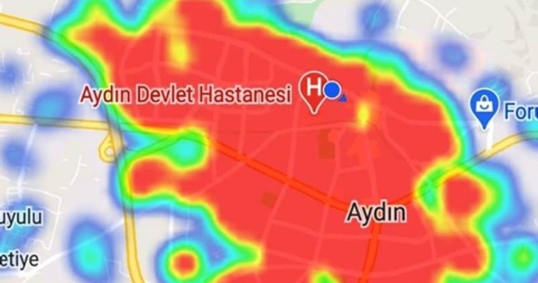 Aydın’ın risk haritası kıpkırmızı oldu