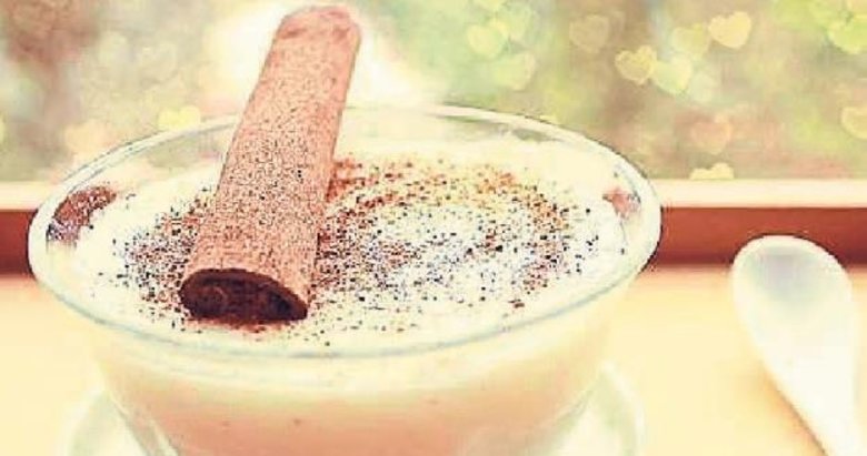 Strese karşı tarçınlı sütlaç