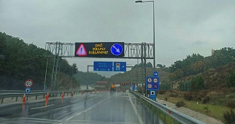 Sabuncubeli Tünelleri trafiğe kapatıldı! Yola çıkacaklar dikkat: İşte açılacağı saat
