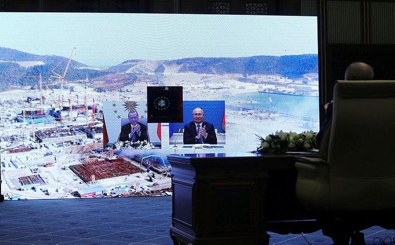 Akkuyu Nükleer Güç Santrali’nde 3. reaktörün temeli atıldı! Başkan Erdoğan ve Putin de törene katıldı