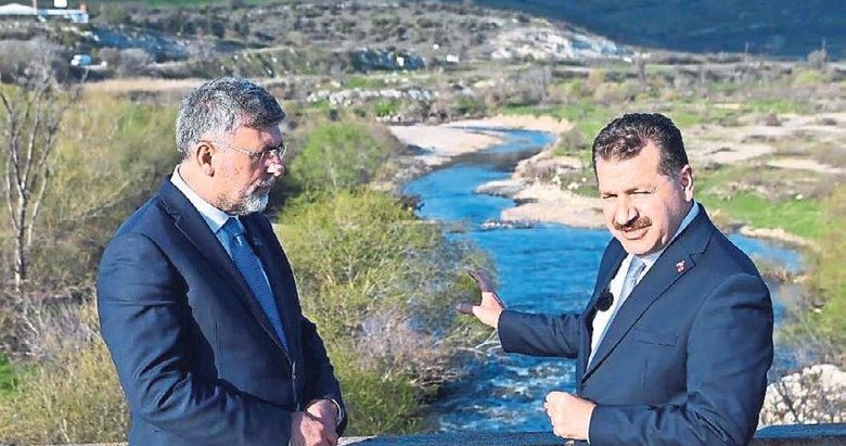 Başkan Yılmaz, Simav Çayı için düğmeye bastı