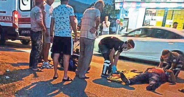 Çarptığı adamı yaralı halde bırakıp kaçtı