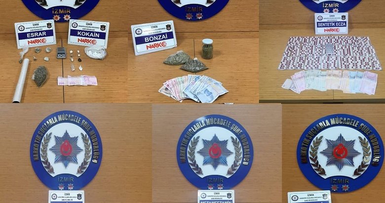 İzmir’de uyuşturucu operasyonları: 16 kişi tutuklandı