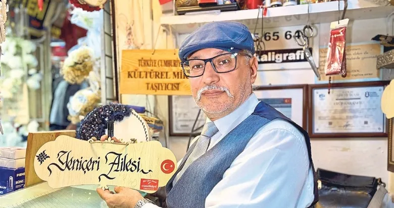 Yazmada güçlük çekiyordu kaligrafi sanatında usta oldu