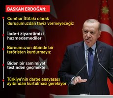 Başkan Erdoğan: Cumhur İttifakı olarak asla duruşumuzdan taviz vermeyeceğiz