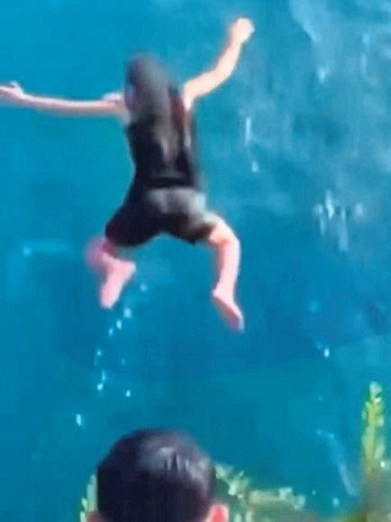 Ölümüne atlayış! Şov uğruna canından oluyordu