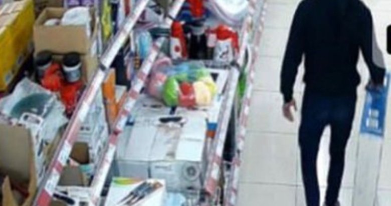 İzmir’de zincir marketlere dadanan hırsız kıskıvrak yakalandı!