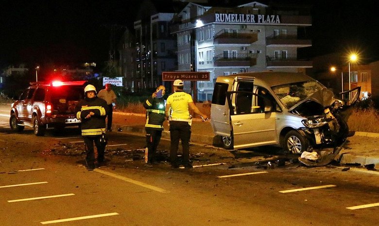 Kafa kafaya çarpıştılar! Biri Astsubay biri polis...