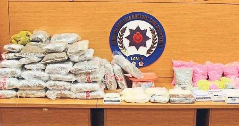 Unlu mamüller deposunda uyuşturucu ticareti