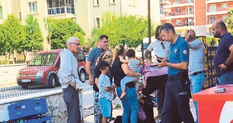 Hem 3 çocuğunu hem annesini son anda kurtardı