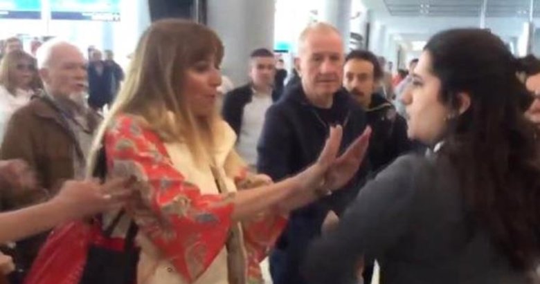 İstanbul Havalimanı’nda kadın yolcudan personele ağır hakaret!
