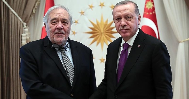 Cumhurbaşkanı Erdoğan İlber Ortaylı’yı kabul etti