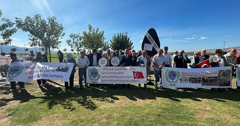 Dünyaya unutturulan katliam: Tripoliçe! Yunanistan’ın İzmir Başkonsolosluğu’na siyah çelenk bıraktılar