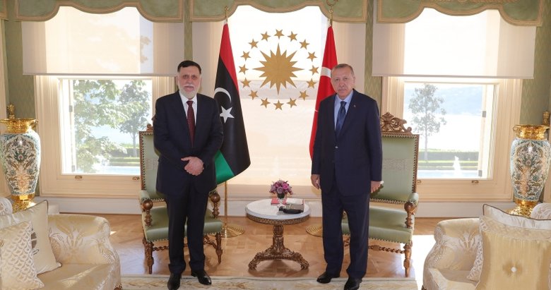 Son dakika: Başkan Erdoğan, Libya Başbakanı Fayiz es-Serrac’ı kabul etti