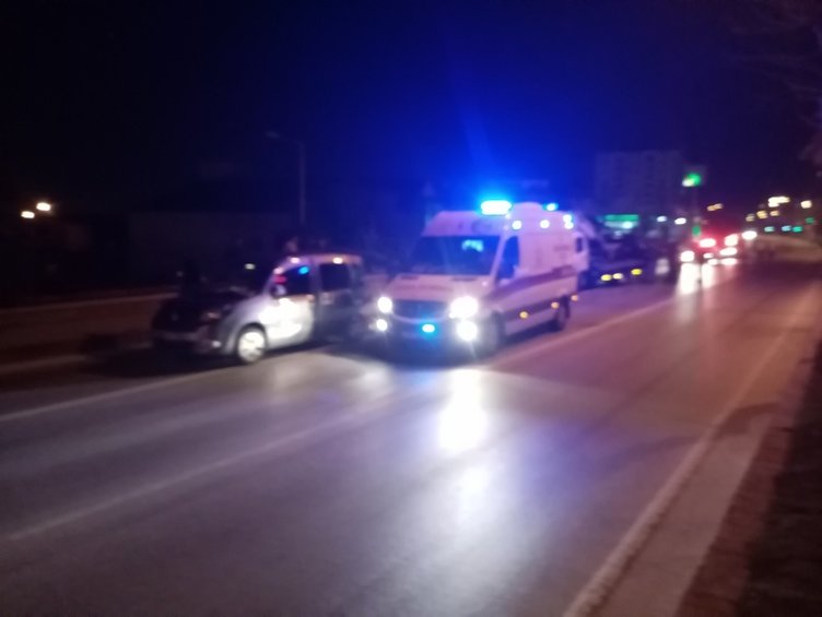 Aydın’da alkollü sürücü polis otosuna çarptı